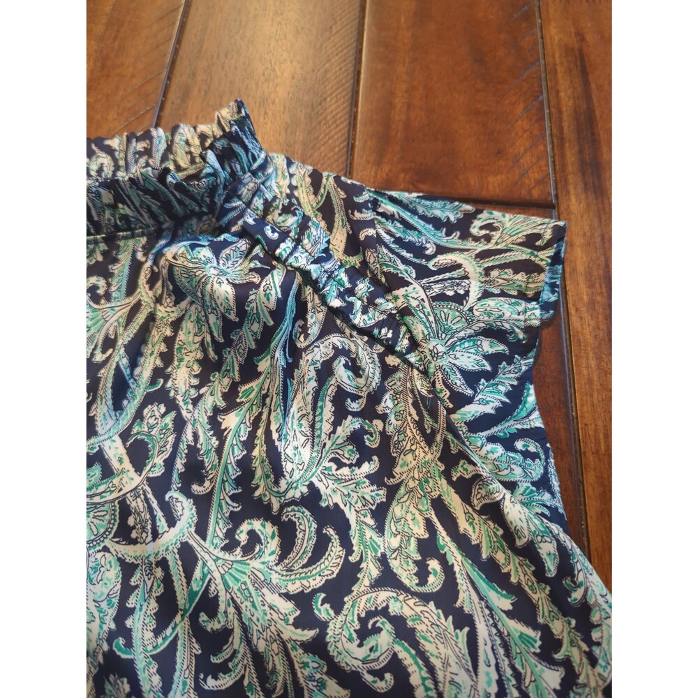 Lane Bryant Paisley blouse brand new with tags size 18/20 flutter sleeves plus - Picture 9 of 11